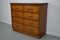 Mid-20th Century Dutch Industrial Beech Apothecary Cabinet 2