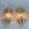 Italian Murano Glass & Chrome Sconces by Veca, 1970s, Set of 2, Image 10