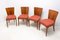 Art Deco H-214 Dining Chairs by Jindrich Halabala for ÚP Závody, 1950s, Set of 4 5