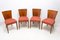 Art Deco H-214 Dining Chairs by Jindrich Halabala for ÚP Závody, 1950s, Set of 4 4