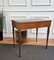 Mid-Century Italian Art Deco Walnut Brass Glass Top Desk Writing Table, 1960s 7