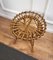 Italian Bohemian French Bamboo Rattan Riviera Stool from Franco Albini, 1960s 4