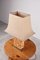 Burl Wood Table Lamp, 1970s, Image 8