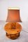 Burl Wood Table Lamp, 1970s, Image 11