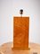 Lámpara de mesa de madera nudosa, años 70, Imagen 2