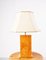 Burl Wood Table Lamp, 1970s, Image 4