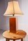 Lámpara de mesa de madera nudosa, años 70, Imagen 8