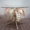 Table Style Hollywood Regency Vintage en Verre, 1970s 8