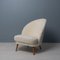 Easy Chair Scandinave en Peau de Mouton Blanche par Arne Norell 7