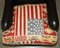 Poltrona Kilim con bandiera americana in pelle nera di George Smith Howard & Sons, Immagine 6