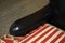 Kelim Armlehnstuhl aus schwarzem Leder mit amerikanischer Flagge von George Smith Howard & Sons 9