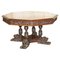 Antique Victorian Gothic Revival Hand-Carved Centre Table, 1860, Image 1