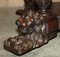 Antique Victorian Gothic Revival Hand-Carved Centre Table, 1860 9