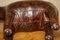 Sgabello Donkey vintage in pelle marrone di Abercrombie & Fitch, anni '40, Immagine 20