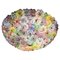 Large Murano Glass Ceiling Light with Flowers, 1950s, Image 2