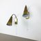 Modernist Brass and Metal Sconces in the Style of Stilnovo, 1950s, Set of 2 5