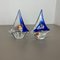 Murano Glas Segelboote, Italien, 1970er, 2er Set 2