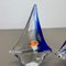 Murano Glass Sailing Boats, Italy, 1970s, Set of 2 6