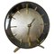 Hollywood Regency Brass Table Clock from Junghans Meister, Germany, 1950s, Image 1