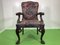 Italian Renaissance Throne Armchair in Hand-Carved Walnut, 1860s 6