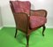 Chippendale Style Armchair with Viennese Wickerwork, 1950s, Image 1