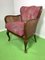 Chippendale Style Armchair with Viennese Wickerwork, 1950s, Image 3