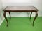 Chippendale Coffee Table in Wicker with Glass Top, 1940, Image 1