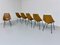 Italian Dining Room Chairs in Bended Wood and Metal by Carlo Ratti, 1950s, Set of 6 11