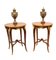 Empire Side Tables with Occasional Lamps, France, Set of 2, Image 2