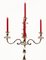 Regency Silver-Plated Floor Standing Candelabras, Set of 2 5