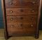 Weekly Empire Period in Walnut Half Columns Seven Drawers, Image 3