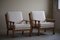 Danish Modern Lounge Chairs in Oak and Bouclé by Henning Kjærnulf, 1960s, Set of 2, Image 7