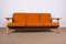 Danish Oak and Fabric Model GE 290 Sofa by Hans Wegner for Getama, 1960s 1