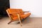 Divano GE 290 in quercia e tessuto di Hans Wegner per Getama, Danimarca, anni '60, Immagine 6