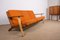 Danish Oak and Fabric Model GE 290 Sofa by Hans Wegner for Getama, 1960s 4