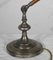 Lámpara de mesa con brazo ajustable de metal y madera, años 20, Imagen 16