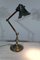 Adjustable Arm Table Lamp in Metal and Wood, 1920s 4