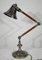 Adjustable Arm Table Lamp in Metal and Wood, 1920s 1