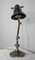 Adjustable Arm Table Lamp in Metal and Wood, 1920s, Image 3