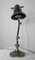 Lampada da tavolo con braccio regolabile in metallo e legno, anni '20, Immagine 3