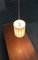 Mid-Century German Cocoon Pendant Lamp by Friedel Wauer for Goldkant Leuchten, 1960s 8