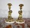 Napoleon III Kerzenhalter aus vergoldeter Bronze, 19. Jh., 2er Set 7