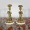 Napoleon III Kerzenhalter aus vergoldeter Bronze, 19. Jh., 2er Set 8