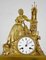 Reloj de péndulo decorativo Napoleón III de bronce dorado, siglo XIX, Imagen 5