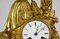 Reloj de péndulo decorativo Napoleón III de bronce dorado, siglo XIX, Imagen 11