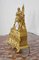 Dekorative Napoleon III Pendeluhr aus vergoldeter Bronze, 19. Jh 3