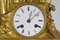 Reloj de péndulo decorativo Napoleón III de bronce dorado, siglo XIX, Imagen 12