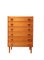 Chest of Drawers in Teak by Poul M. Volther for Munch Slagelse, Denmark, 1956, Image 1