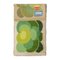 Green Desso Double Flower Rug, 1970s 4