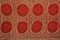 Verblasste rote Suzani Wandbehang Dekor 6